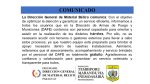 COMUNICADO